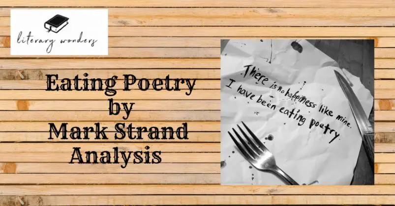 poetry essay about eating poetry